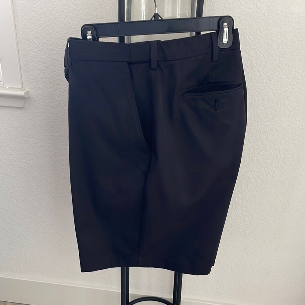 2 pair Croft & Barrow Men's  Flat front Black Shorts